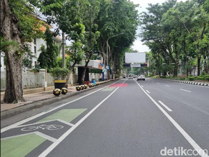 H-3 Lebaran, Jalanan Surabaya Sepi