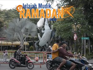 Kota Pahlawan Lengang Ditinggal Mudik dan Wisata Libur Lebaran
