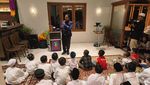 Kala Aktivis-Sahabat Ara Sosialisasikan Makan Gratis untuk Anak Yatim Piatu