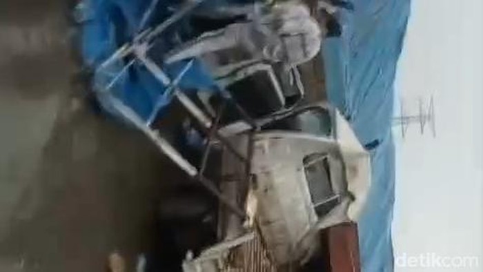Kecelakaan kerja di kawasan PT IMIP membuat 10 pekerja luka-luka. Dokumen Istimewa