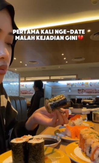 Kacau! Gegara Sushi, Kencan Pertama Ini Berakhir Berantakan