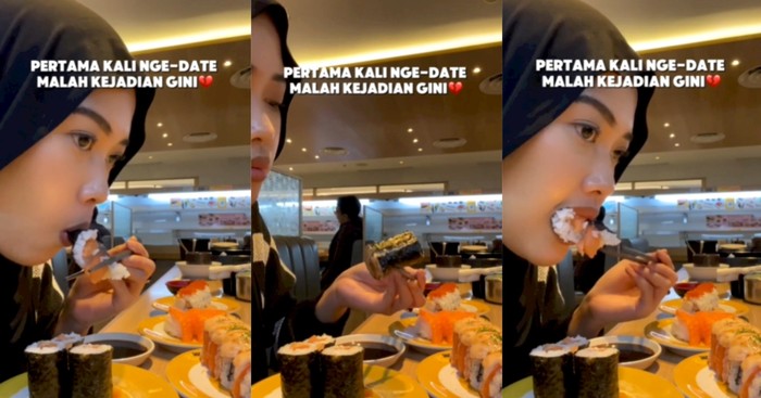 Kacau! Gegara Sushi, Kencan Pertama Ini Berakhir Berantakan