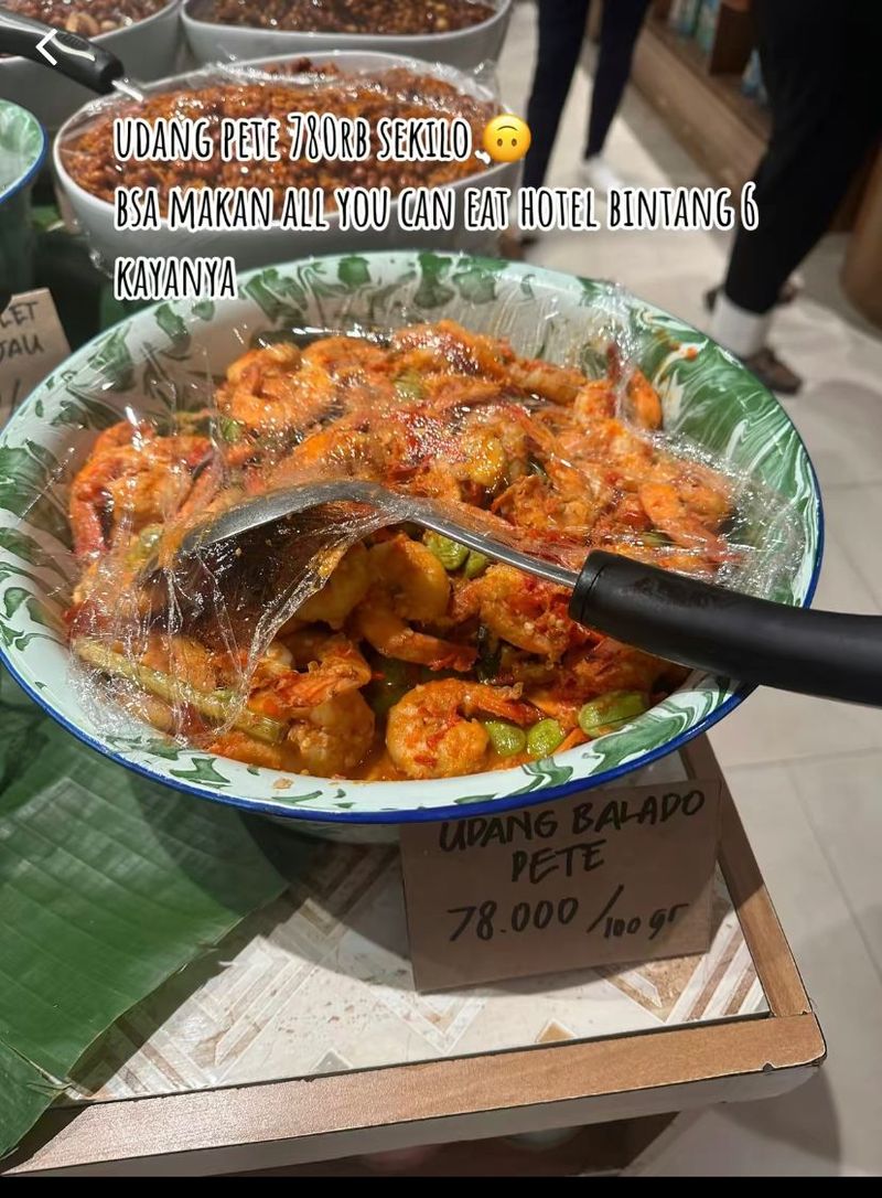 Lauk ala 'Warteg' di Supermarket Mewah Ini Harganya Bikin Melongo!