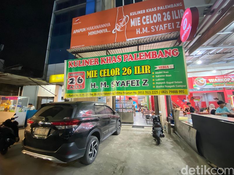 Mie Celor 26 Ilir yang terkenal di Palembang