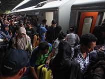 Jumlah Pemudik Kereta Api pada H-3 Lebaran