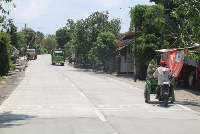 Penampakan ruas jalan Randublatung-Getas