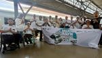 Penyandang Disabilitas Mudik Gratis dengan Kereta Api