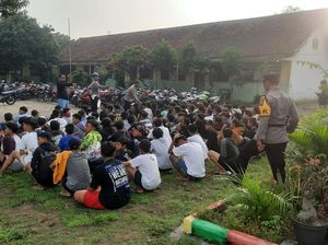 82 Motor Disita dari Arena Balap Liar di Mojokerto
