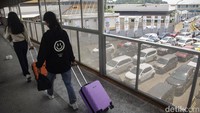 Terminal menuju dermaga sekitar 400 meter menggunakan jembatan khusus antar moda.