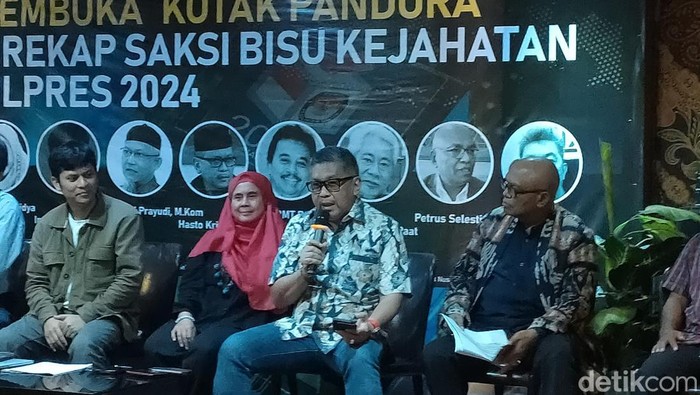 Sekjen PDIP Hasto Kristiyanto. (Dwi R/detikcom)