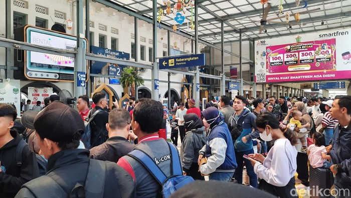 Stasiun Pasar Senen, Jakarta Pusat (Annisa/detikcom).