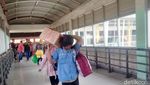 Terminal Purabaya Sidoarjo Ramai Pada H-3 Lebaran