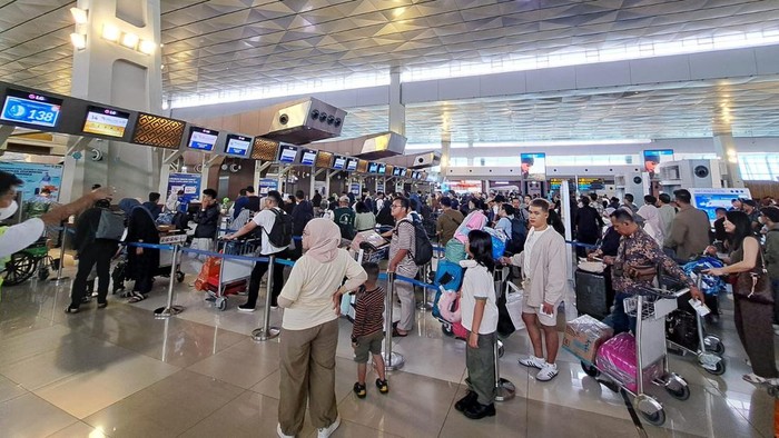 Suasana Bandara Soetta pada H-3 lebaran. (Dok. istimewa)