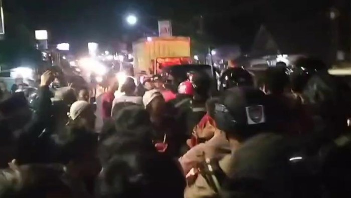 Tangkapan layar video viral geng motor di Tasikmalaya