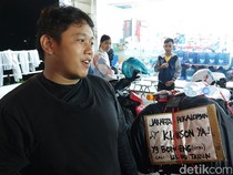 Cara Unik Mustofa Rayakan Ultah Istri di Jalur Mudik