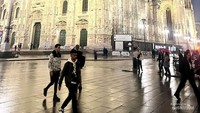 Duomo di malam hari.