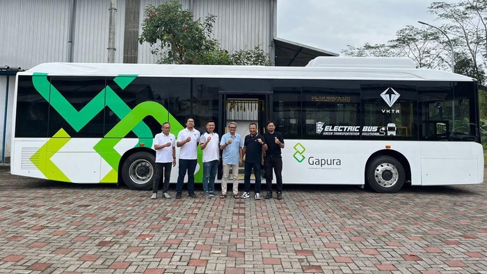 Ada Bus Listrik di Bandara Soetta, Ini Penampakannya