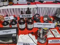 Begini Hasil Penggerebekan Pabrik Ekstasi Fredy Pratama di Sunter