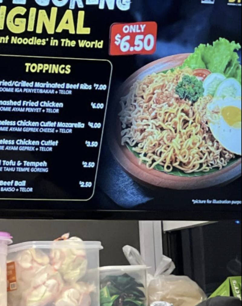 Beli Indomie Ayam Goreng Rp 147 Ribu, Pelanggan Ini Kaget Harganya Mahal