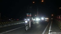 Jalur Pantura nampak lancar, pemudik yang melintas dari barat ke timur dengan lengangnya berjalan tanpa macet.