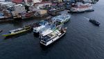 Padat Banget! Begini Suasana Pemudik di Kapal Antarpulau Ternate