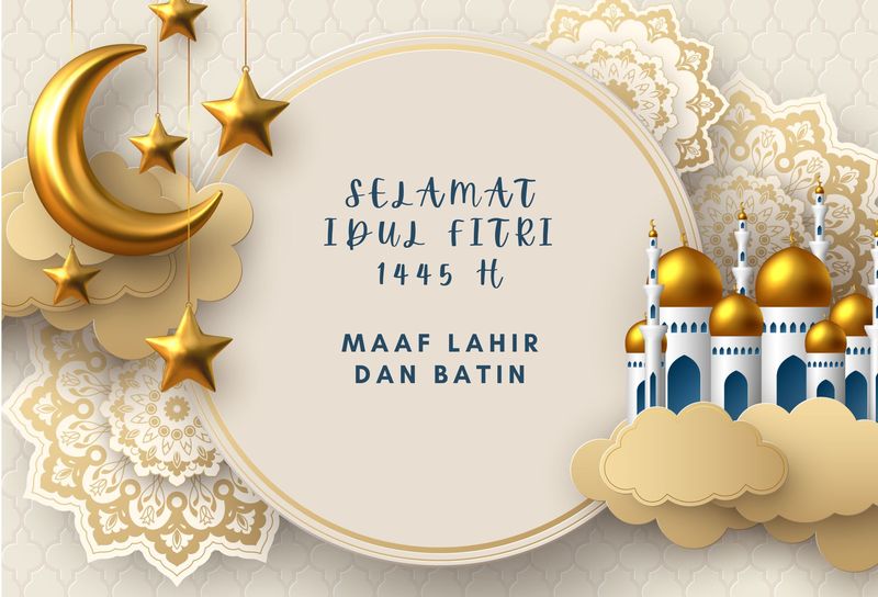 Kartu Ucapan Idul Fitri 2024