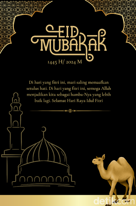 Kartu Ucapan Idul Fitri 2024