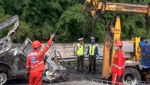 Melihat Lokasi Kecelakaan Maut di KM 58 Tol Cikampek