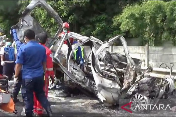 Kecelakaan Tol Jakarta-Cikampek KM 58