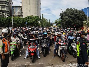 Polisi Sebut Waktu Tempuh Pemudik Motor Via Pelabuhan Ciwandan Hanya 2 Jam