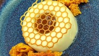 Memesan kue madu di sebuah restoran, pelanggan ini dibuat terpana dengan penyajian makanan yang dipesannya. Seluruh komponen makanannya tersaji dengan sempurna. Foto: Bored Panda