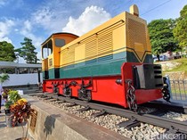 Monumen Lokomotif Kebo Kuning C300 di Purwokerto Diresmikan, Ini Sejarahnya