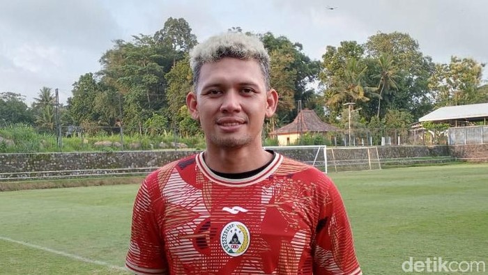 Penjaga gawang PSS Sleman, M Ridwan.