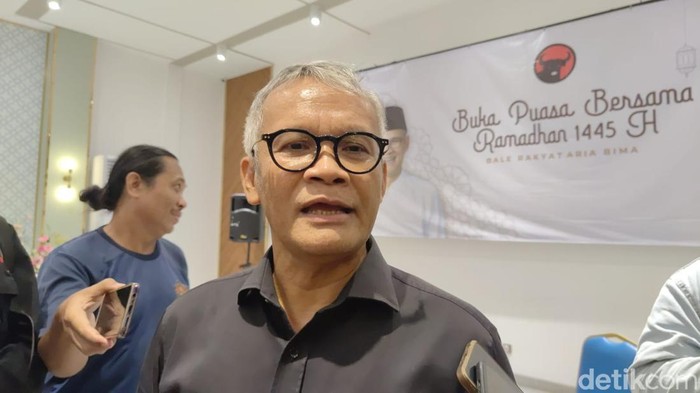 Politikus PDIP Aria Bima di Solo, Senin (8/4/2024).