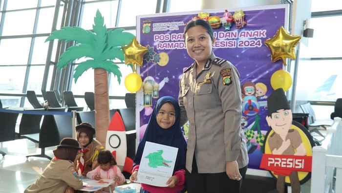 Polresta Bandara Soekarno-Hatta menyiapkan pospam untuk melayani pemudik