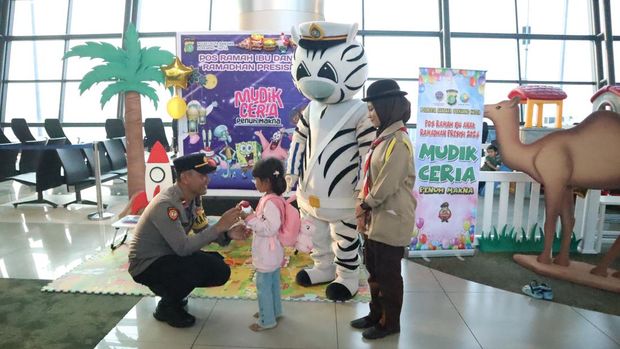 Polresta Bandara Soekarno-Hatta menyiapkan pospam untuk melayani pemudik