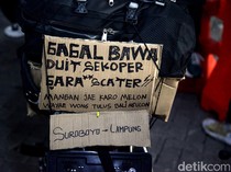 Potret Curhatan Pemudik Motor di Barang Bawaan