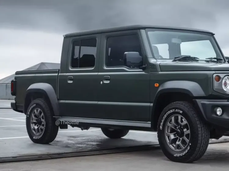 Potret Suzuki Jimny dengan Tampilan ala Mobil Pick Up Double Cabin