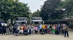 Serunya Ratusan Warga Ikut Mudik Gratis