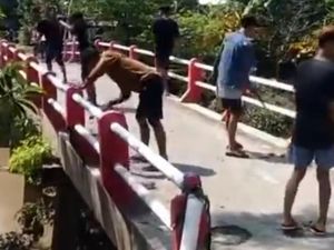 Seorang Kades Diamankan Terkait Perusakan Pembatas Jembatan di Demak