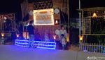 Potret Kampung Hias Taman dan Lampion Jelang Lebaran di Indramayu