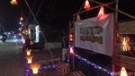 Potret Kampung Hias Taman dan Lampion Jelang Lebaran di Indramayu