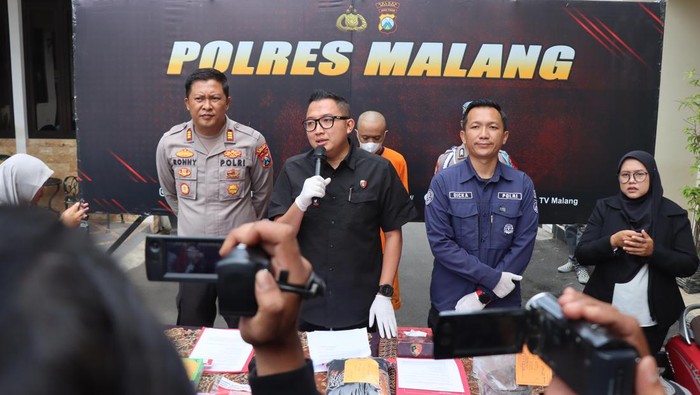 Konpers pembunuhan Abdul Azis di Gunung Katu, Malang.