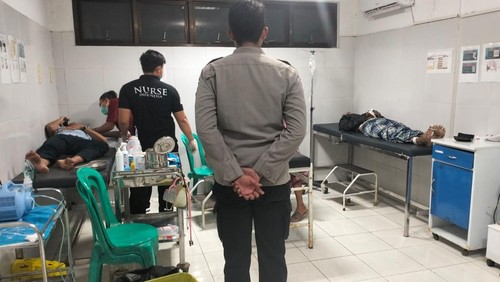 Korban kecelakaan di Lombok Utara, Selasa (9/4/2024). (Humas Polres Lombok Utara)