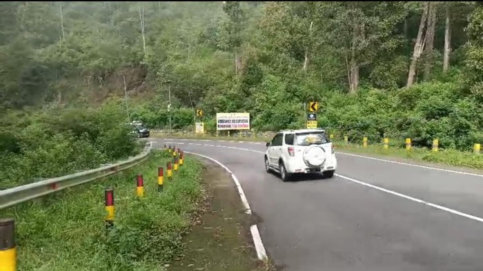 Lokasi sumber suara wanita di Hutan Gunung Lawu jalur Sarangan-Cemoro Sewu.