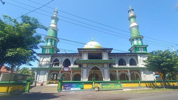 Masjid Pahlawan di Desa Air Kuning, Kecamatan Jembrana, Kabupaten Jembrana, Senin (1/4/2024).