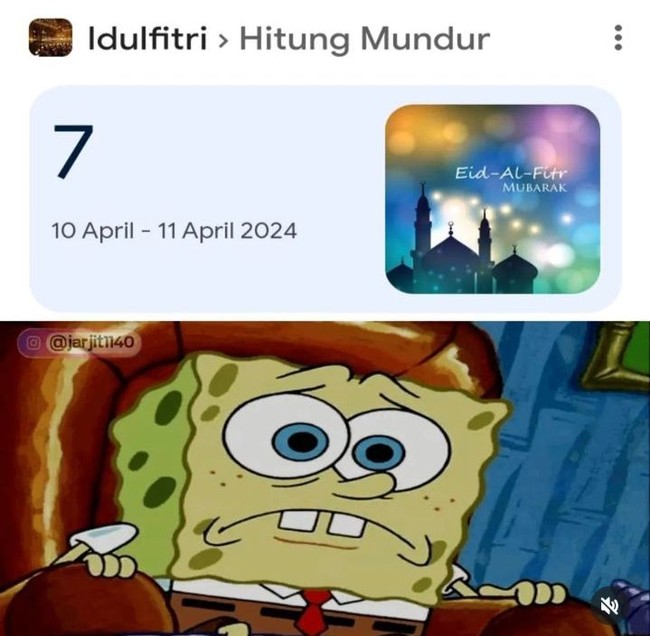 Muka-muka sedih mengenang masa-masa di bulan Ramadan dan tau sebentar lagi akan berpisah dengan bulan suci tersebut. Foto: Instagram