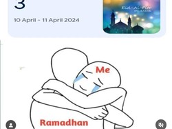 7 Meme Momen Ramadan Akan Berganti Lebaran, Bikin Sedih Tak Mau Pisah