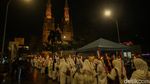 Pawai Obor Sambut Idul Fitri di Masjid Istiqlal