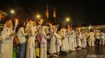 Pawai Obor Sambut Idul Fitri di Masjid Istiqlal